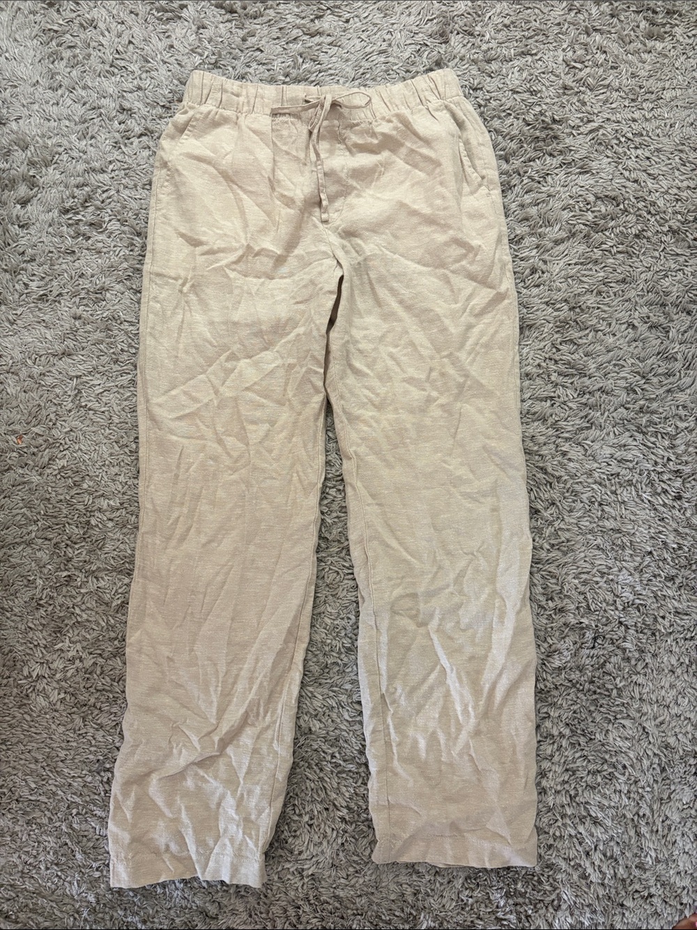 GAP Women’s Beige Drawstring Easy Pant